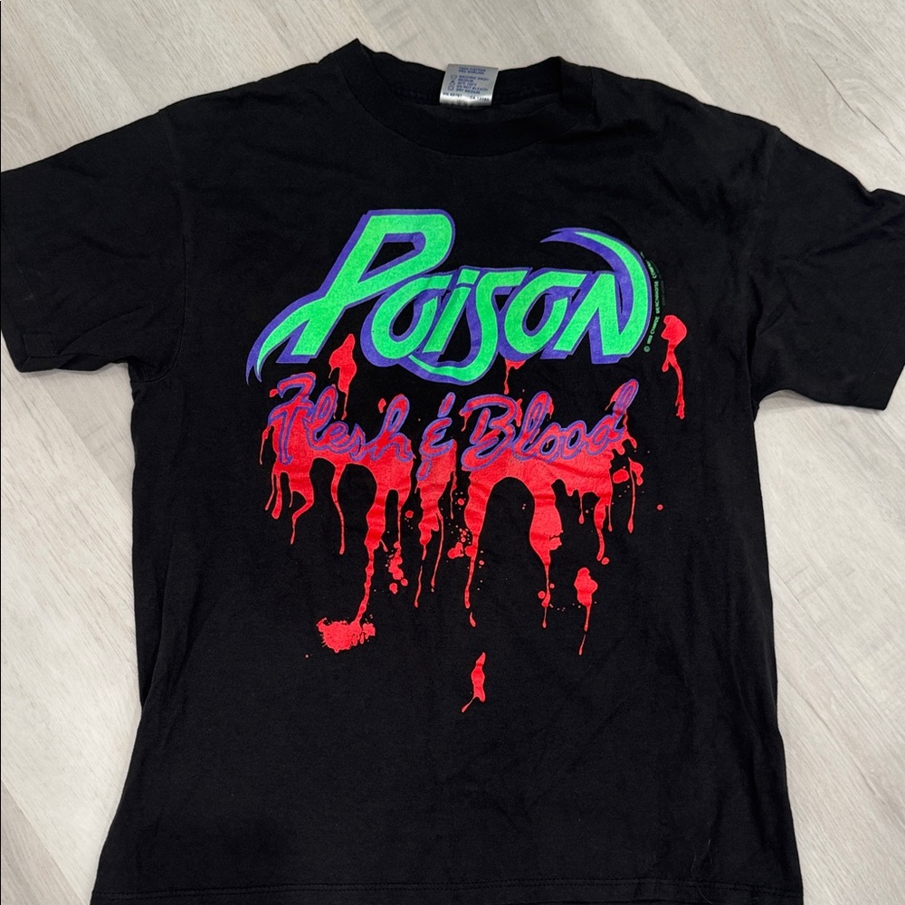 Poison Graphic Black Tee - Short Sleeve